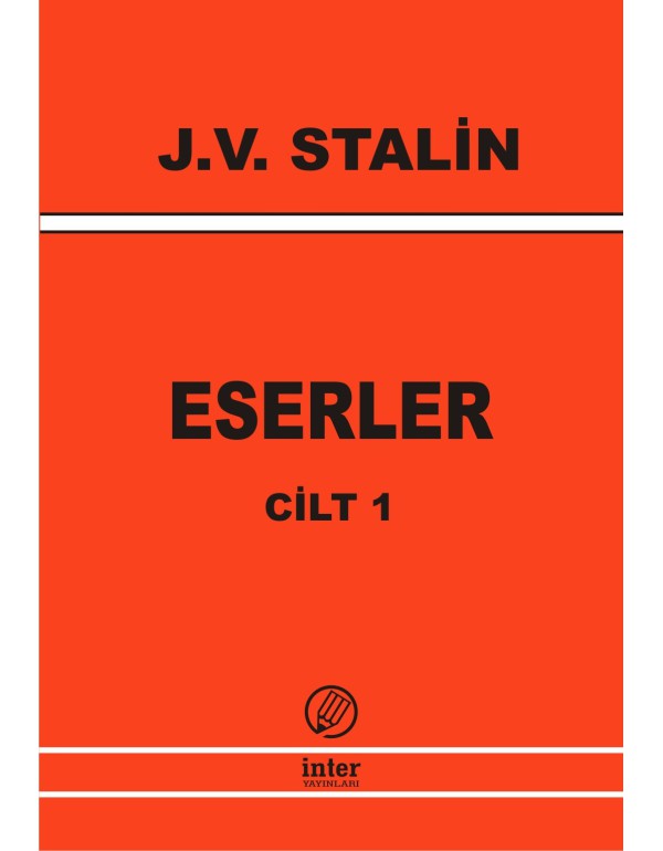 Stalin Eserler Cilt 1